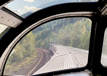 Jasper to Vancouver train, Canada