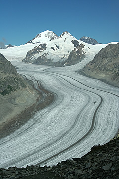 The Aletsch Glacier, Eggishorn August 2008