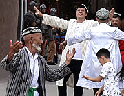 Uyghur dancers, Kashgar, China