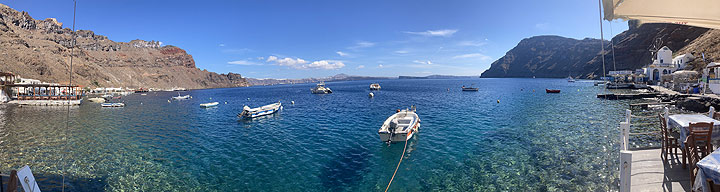 Boat trip, Santorini