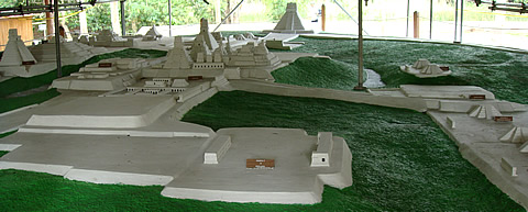 model of Tikal