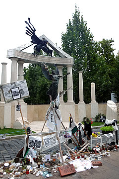 Budapest monument to victims of nazi occupation