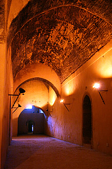 A chamber in the granaries
