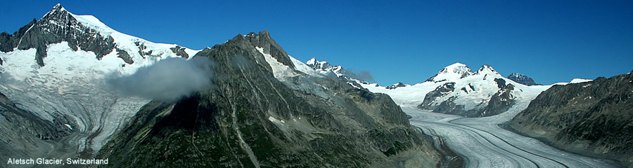 The Silk Route - World Travel: Aletsch Glacier, Switzerland
