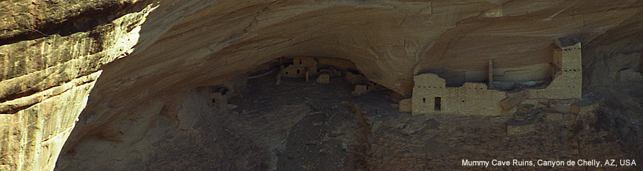 The Silk Route - World Travel: Mummy Cave Ruins, Canyon de Chelly, Arizona, USA