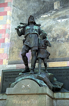 William Tell statue Altdorf