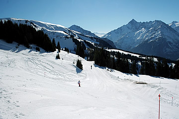 skiing at Meiringen