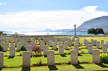 CWGC cemetery at Suda Bay, Crete