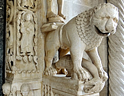 Trogir cathedral west portal