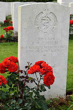 Serre, Grave of Captain John James Tough, RAMC
