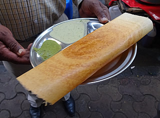 Mumbai street food puris