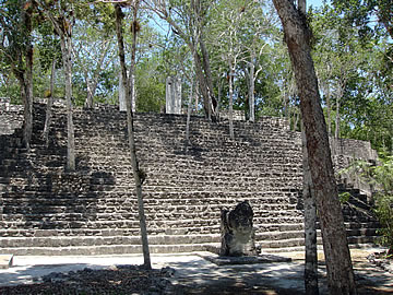 structure VI, calakmul