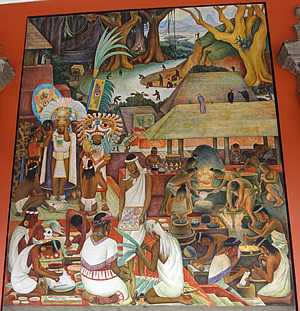 Mexico City Palacio Nacional Diego Rivera