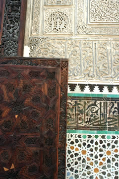 Bou Inania medersa details of decoration