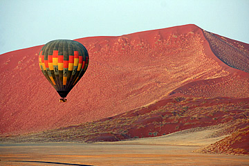 Ballooning over the Dunes