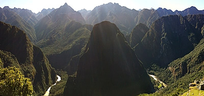 cimbing to Machu Picchu