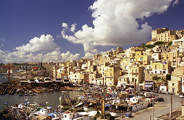 The port at Sciacca