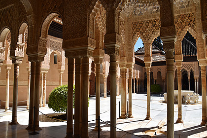 Granada Alhambra - court of the lions