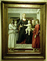 Madonna and Child with Four Angels by Piero della Francesca