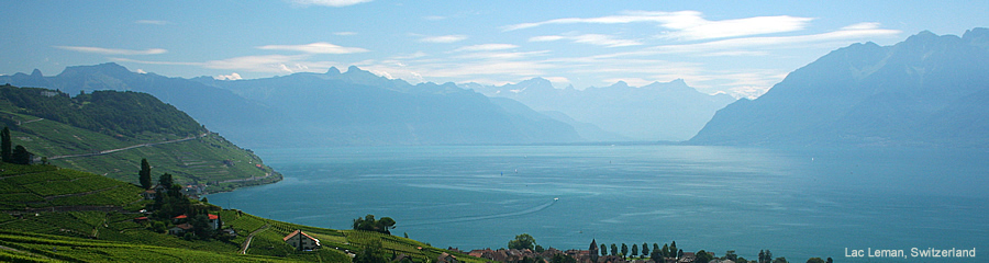 The Silk Route - World Travel: Lac Leman, Switzerland