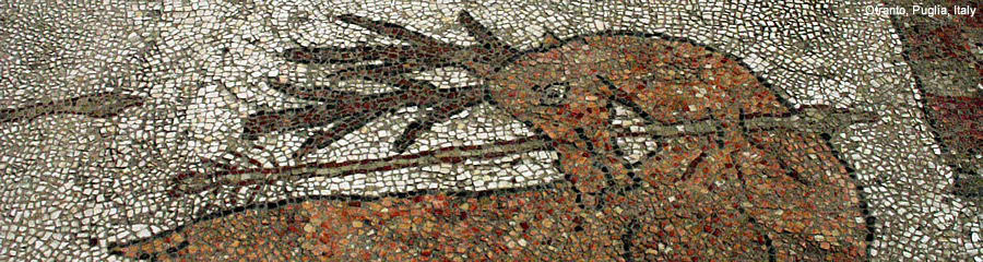 The Silk Route - World Travel: Mosaic, Otranto Cathedral, Puglia, Italy
