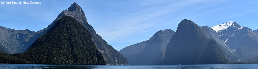 The Silk Route - World Travel: New Zealand: Milford Sound