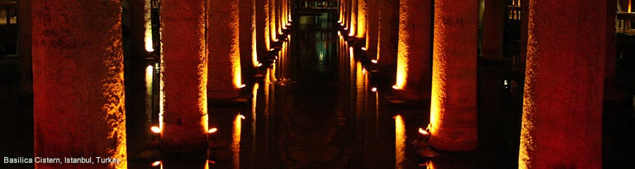 The Silk Route - World Travel: Basilica Cistern, Istanbul, Turkey