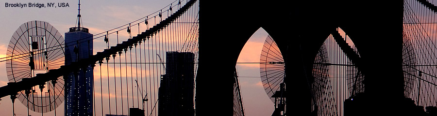 The Silk Route - World Travel: Brooklyn Bridge, New York, USA